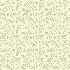 Pattern with pizza.