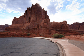 Panorama from Arches National Park, Utah. USA