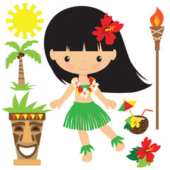 Hawaii vector illustration