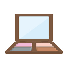 Make up and Cosmetic. Powder icon. vector graphic