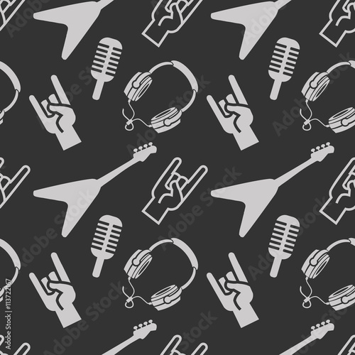"Rock'n'Roll pattern." Stock image and royaltyfree vector files on