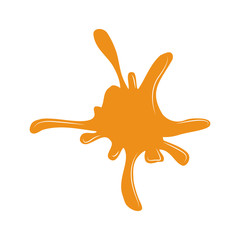 Paint design. Splash icon. vector graphic