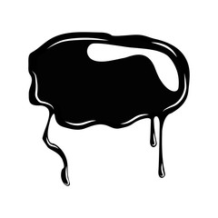 Paint design. Splash icon. vector graphic