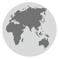 Globe vector icon. 