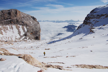 Climbing Pelmo