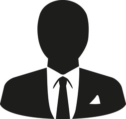 Man with suit icon