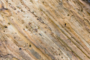 Part of rock close up.