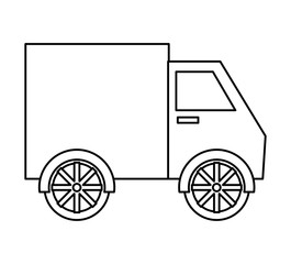 transportation concept. delivery design . truck  icon. Vector gr