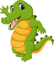 cute crocodile cartoon