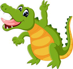 cute crocodile cartoon