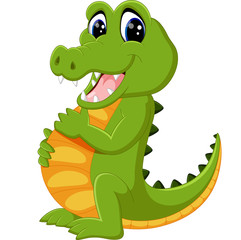 cute crocodile cartoon