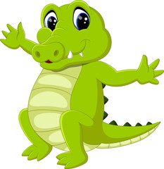 cute crocodile cartoon