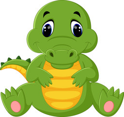 cute crocodile cartoon