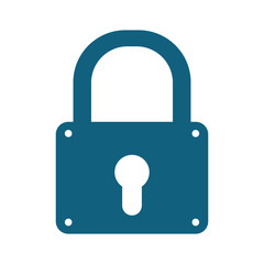 Security system concept. padlock  icon. protection concept. vect