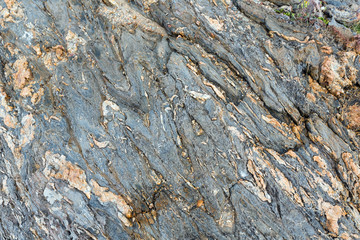 Part of rock close up.