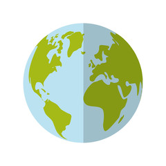 Planet design. World sphere icon. vector graphic