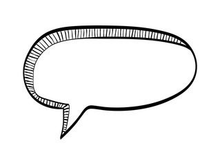 Communication and message  design. White Bubble icon. vector gra