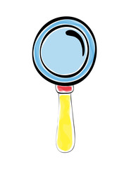 Search and looking design. lupe icon. vector graphic