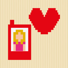 Obraz premium mobile technology design 