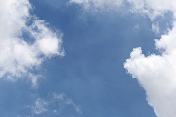 Cloud on blue sky in the daytime of Bright weather.