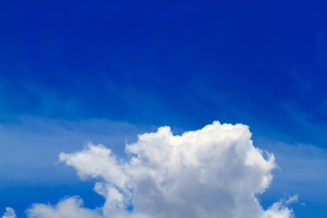 beautiful cloud and blue sky background