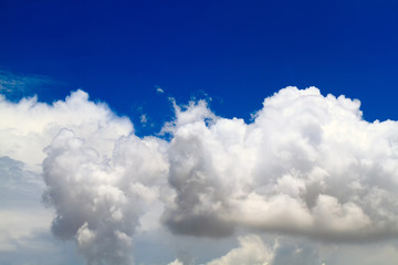Naklejka na ściany i meble beautiful cloud and blue sky background