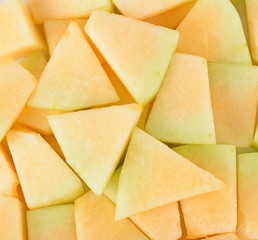Slices of Hamigua Melon, Hami Melon, Hami Cantaloupe