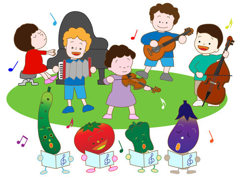 野菜と子供の音楽祭