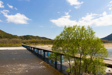 高知県四万十市　今成沈下橋