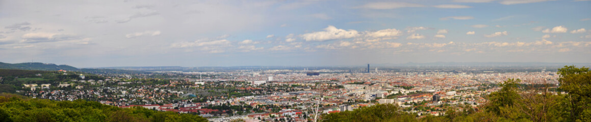 Fototapeta na wymiar Panorama Wien