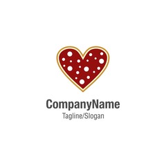 Pizza Slice Food Vector Icon Logo