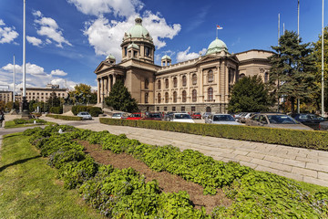 Obraz premium Federal Assembly of the Belgrade city