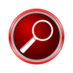 Search Icon (Lupa), Internet button on white background