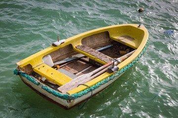 Obraz premium Boat at the fishing port of Marsaxlokk