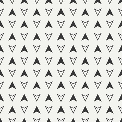 Geometric line monochrome abstract hipster seamless pattern. Wrapping paper. Scrapbook paper. Tiling. Vector illustration. Casual background. Graphic texture for your design, wallpaper.