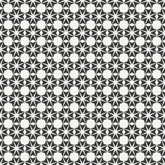 Geometric line monochrome lattice seamless arabic pattern. Islamic oriental style. Wrapping paper. Scrapbook paper. Tiling. White vector illustration. Moroccan background. Swatches. Graphic texture.