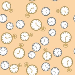 Seamless pattern with watches 569