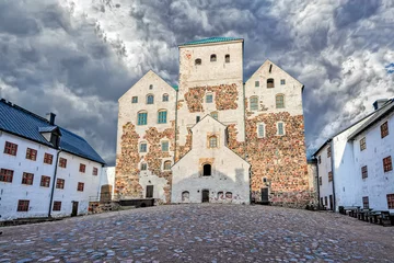 Papier Peint photo autocollant Château Inner court of Turku castle
