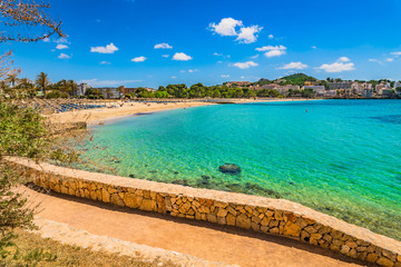 Mallorca Strand von Santa Ponsa Spanien Mittelmeer Insel