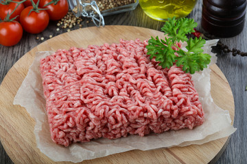 Minced beef meat