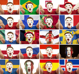 Football, soccer fan