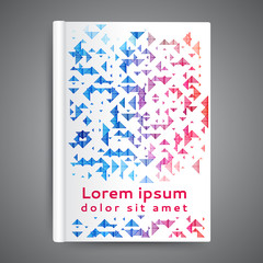 Abstract modern template book