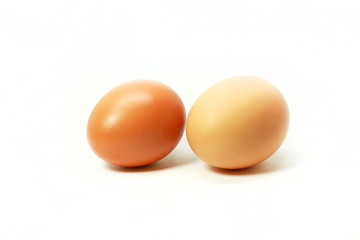 eggs isolated on white background