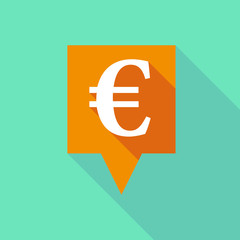 Long tooltip icon with an euro sign