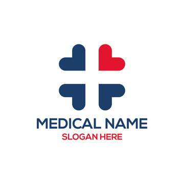 Hospital and Health Care Logo Vector