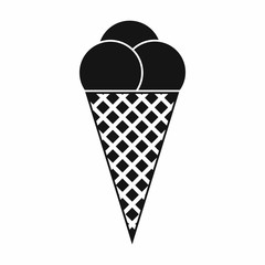 Ice Cream icon, simple style