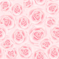 Seamless pattern with roses