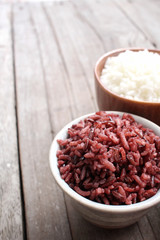 Red and whith rice