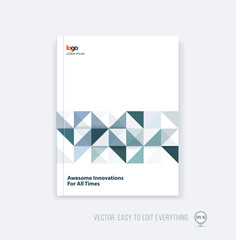 Brochure template layout, cover design annual report, magazine,