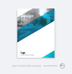 Abstract brochure template, cover design annual report, magazine